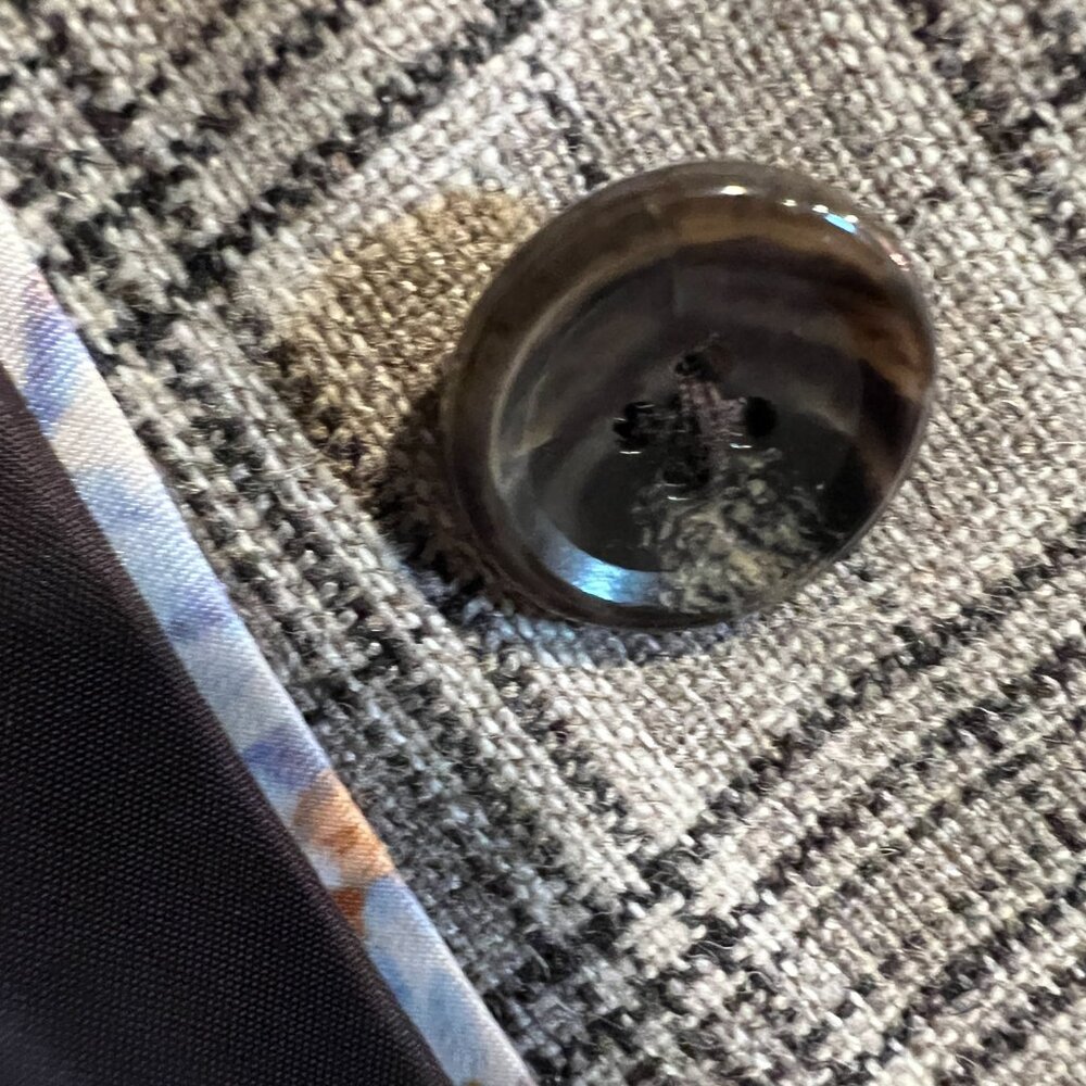 NWT Topman Double Breasted Taupe Plaid Suit, Men's 40R - Picture 8 of 16